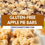 Gluten free apple pie bars.
