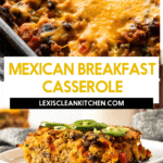 Mexican breakfast casserole.