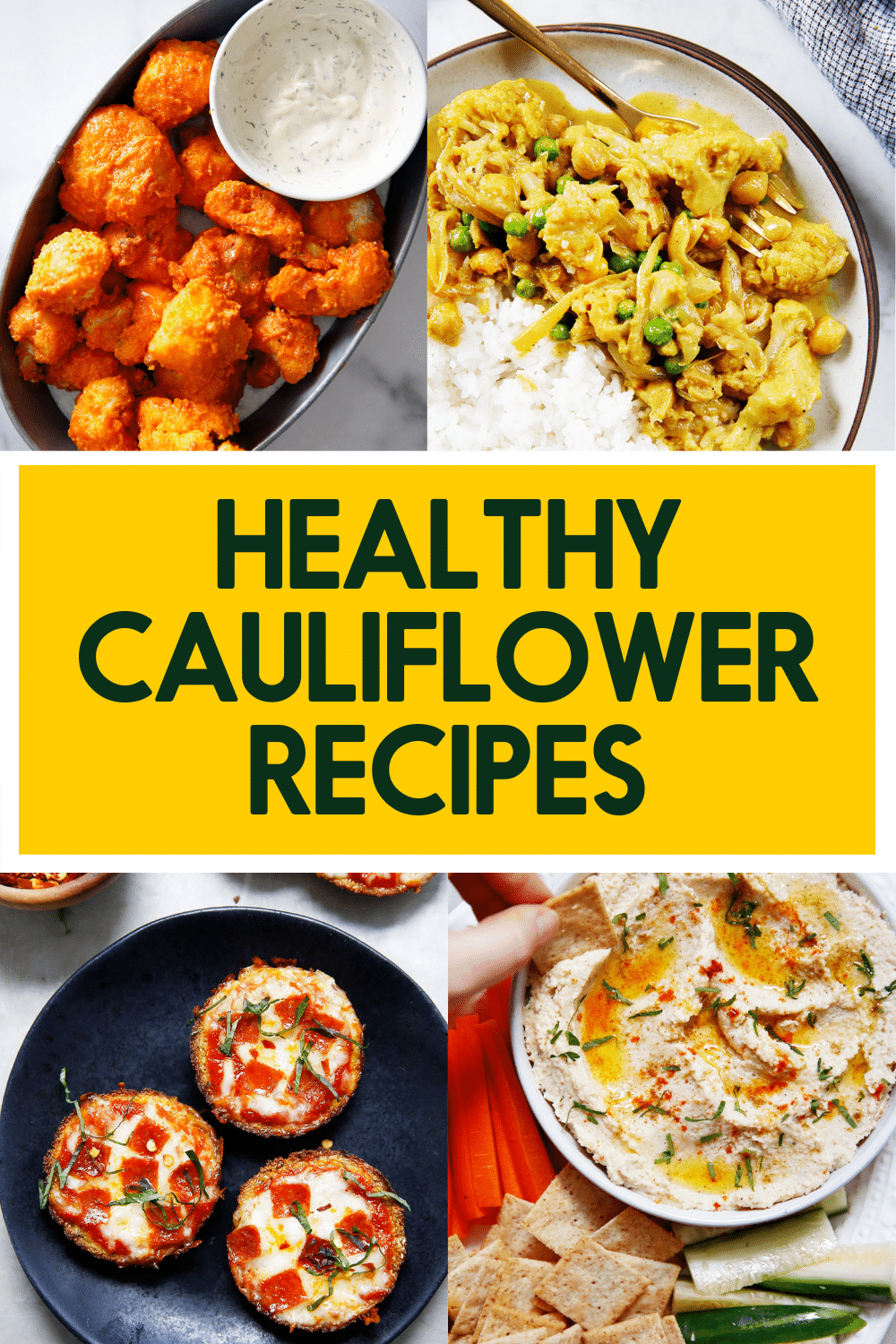 Healthy cauliflower recipes.