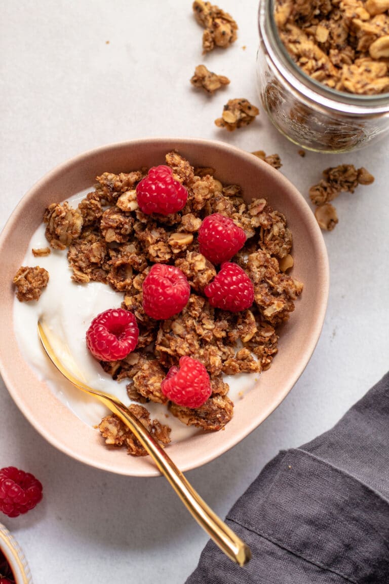 Peanut Butter and Jelly Granola - Lexi's Clean Kitchen