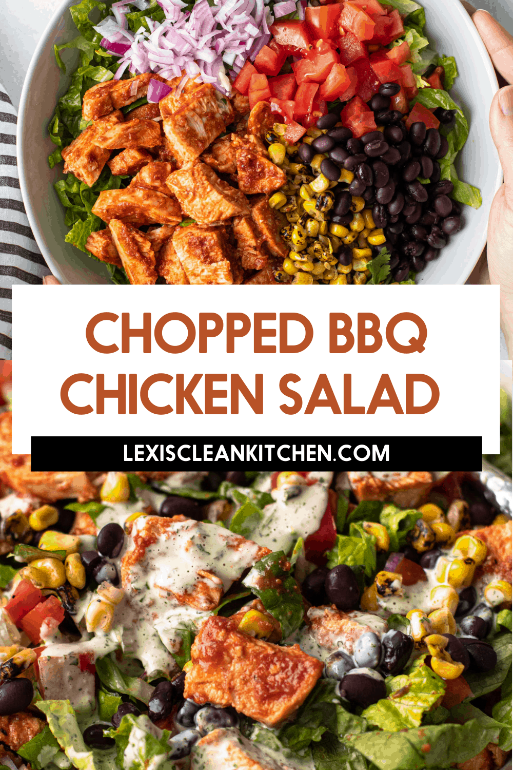 Easy BBQ Chicken Salad - Lexi's Clean Kitchen