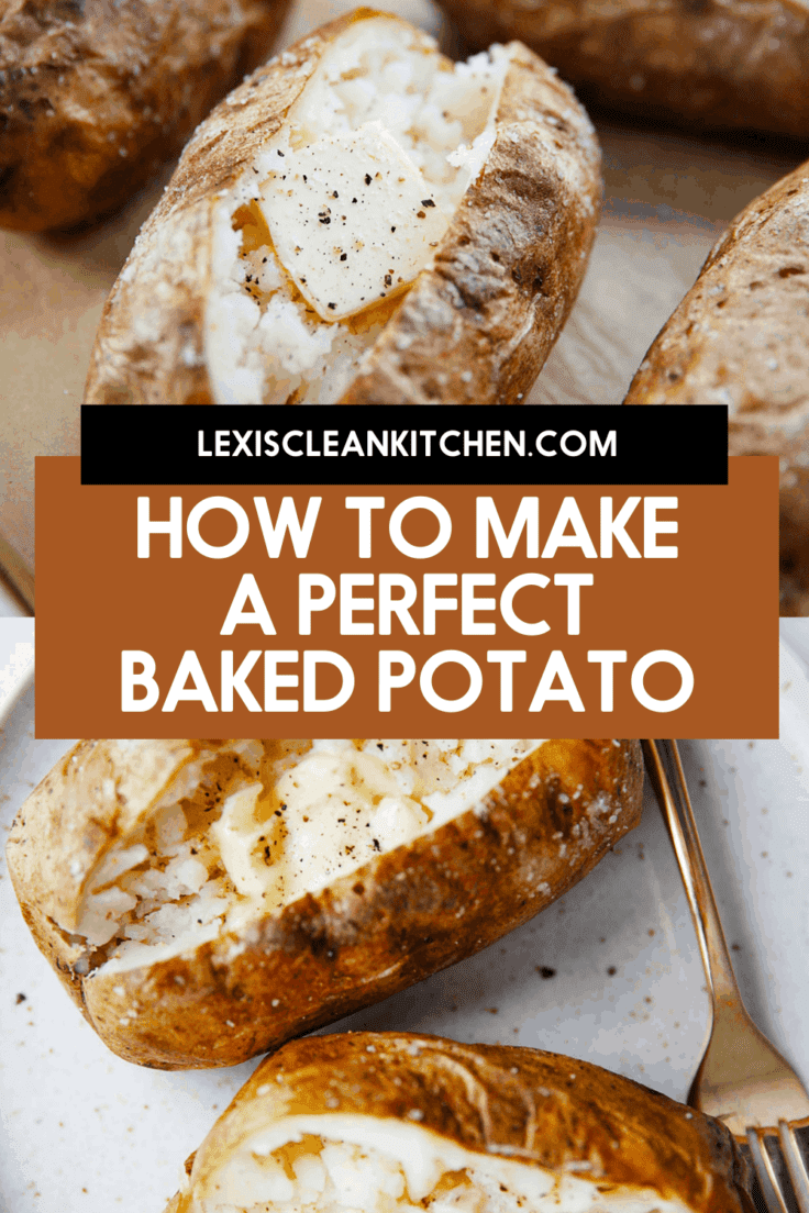 Perfect oven baked potatoes.