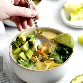 Green Chile Chicken Soup