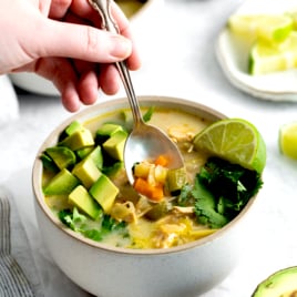 Green Chile Chicken Soup