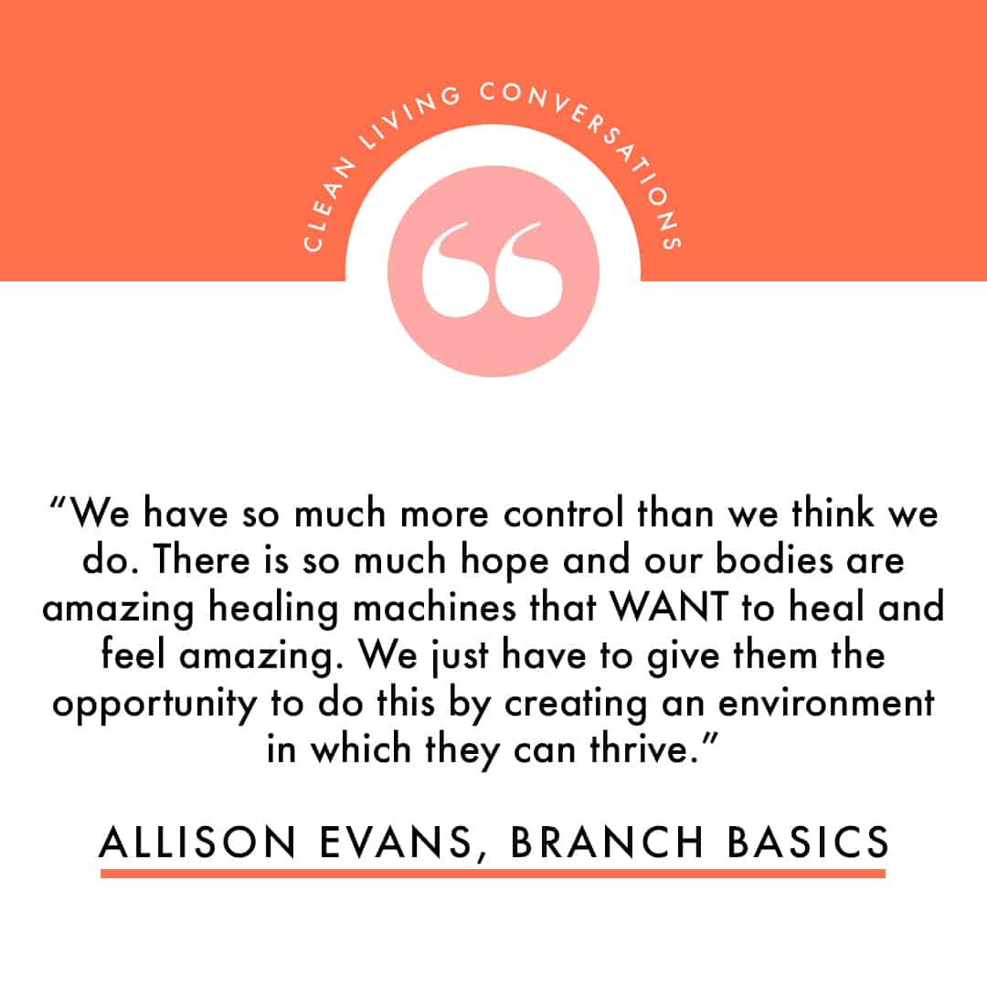Quote from Branch Basics founder Marilee