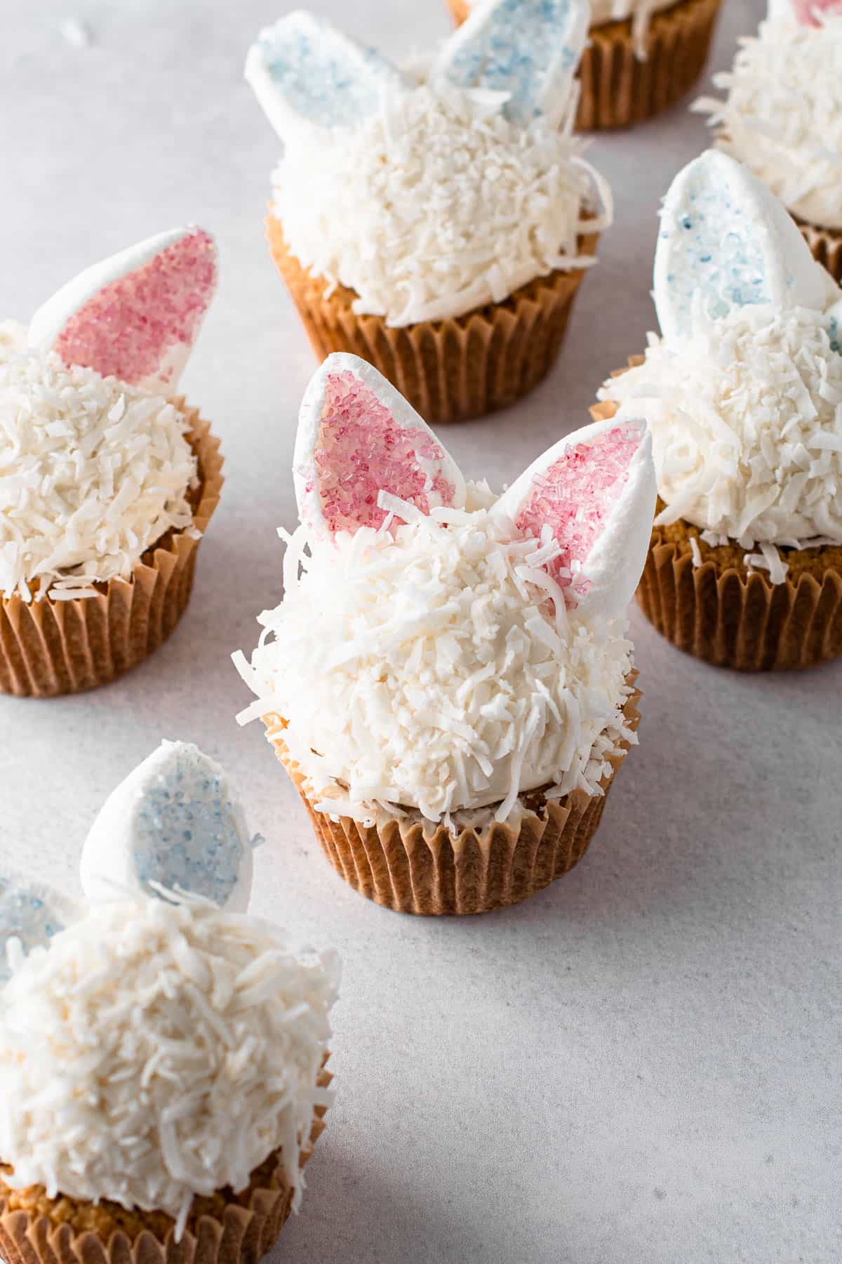 easy bunny cupcakes