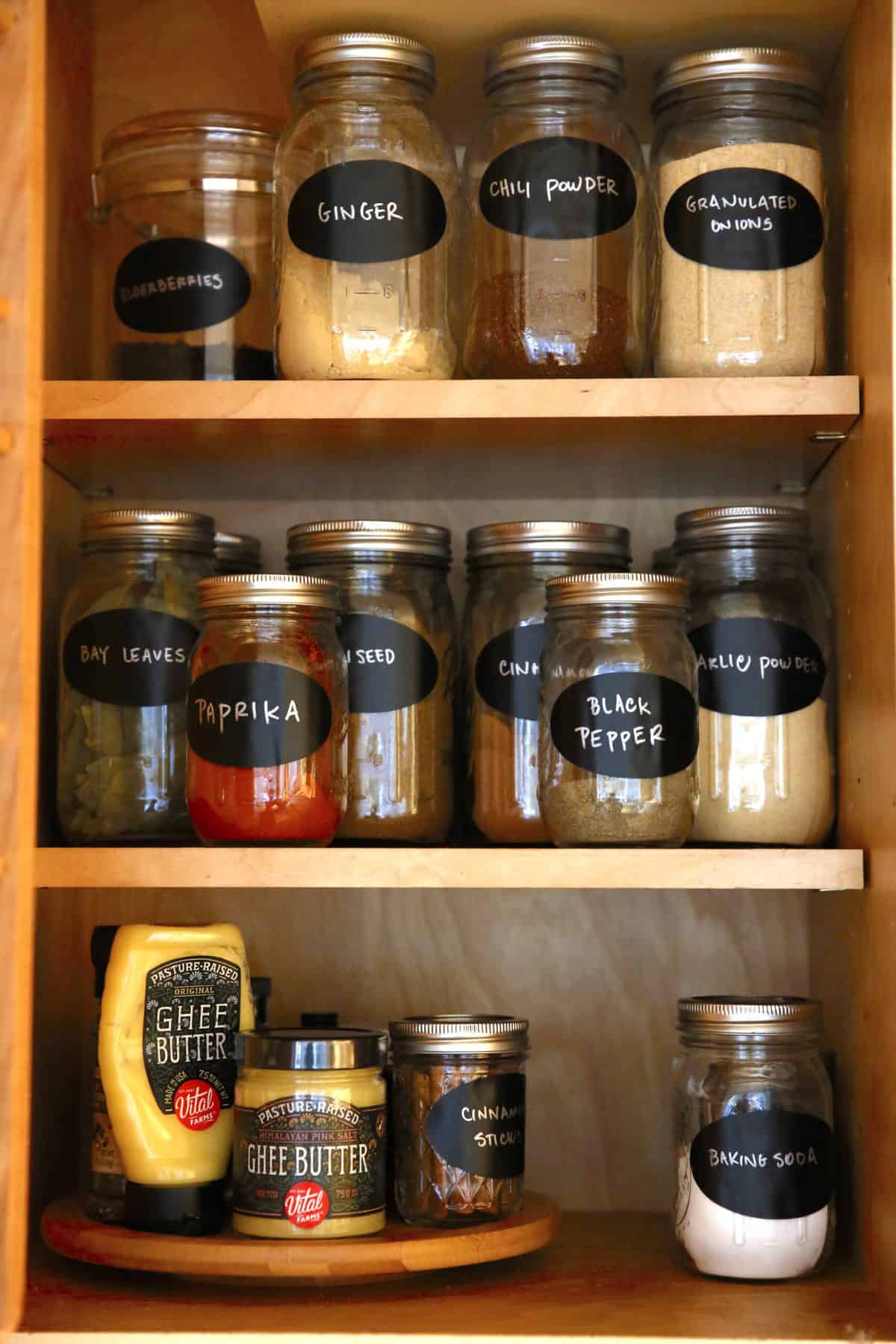 Mason Jar Spice Storage - Mason Jar Crafts Love