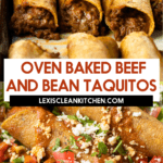 Beef and Bean Taquitos
