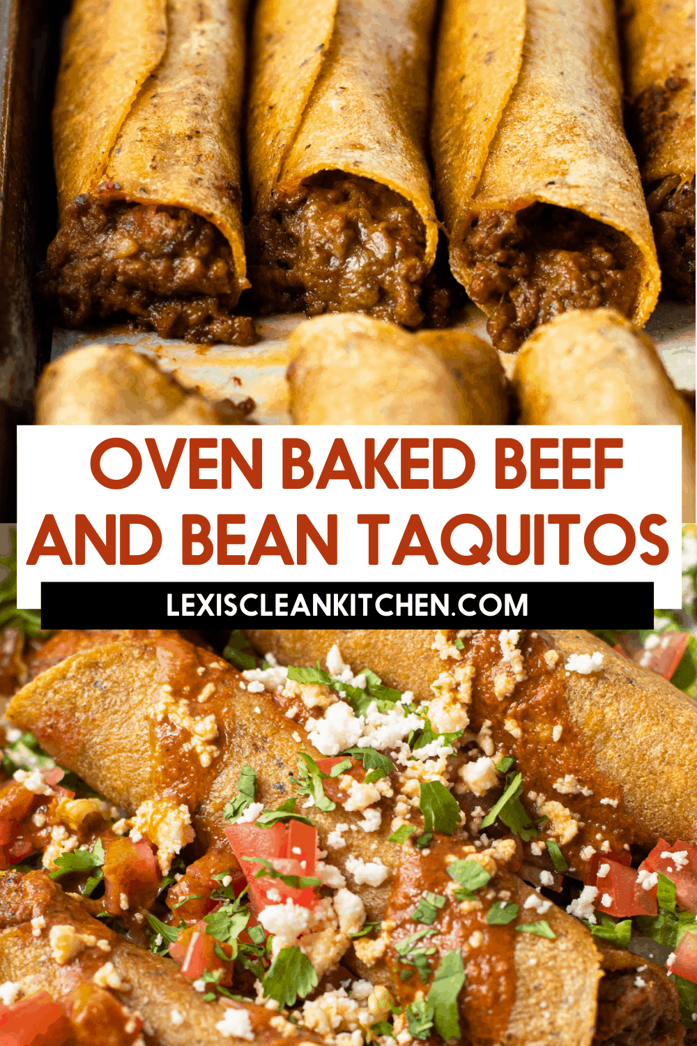 Oven Baked Beef Taquitos - Lexi's Clean Kitchen