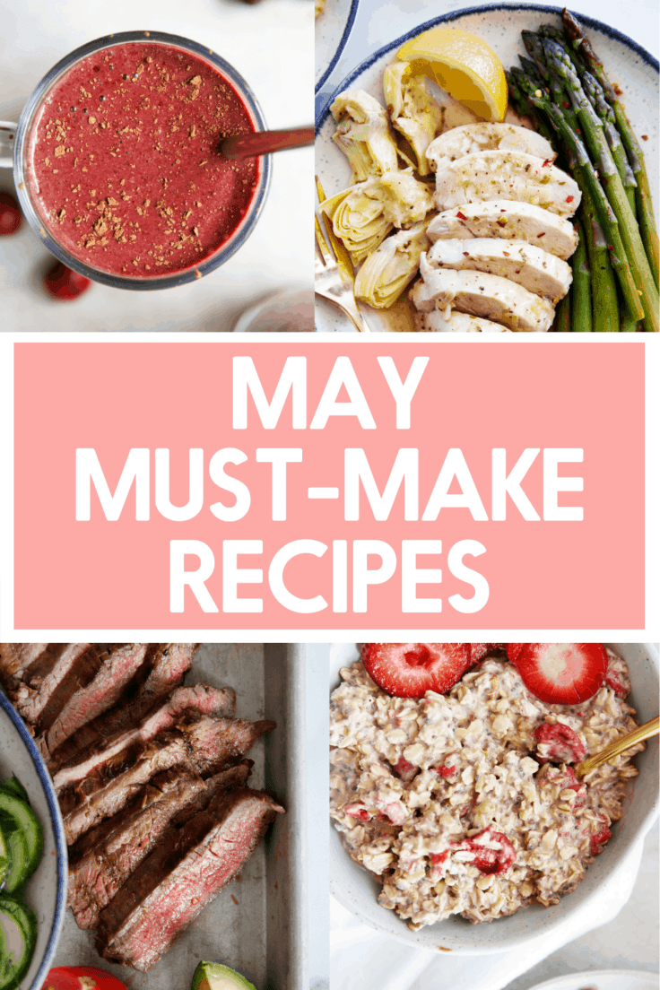 Recipes to make in may.