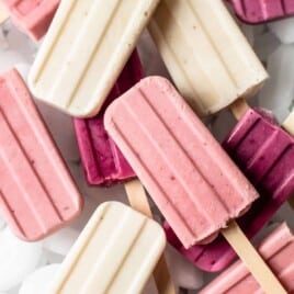 Greek yogurt popsicles.