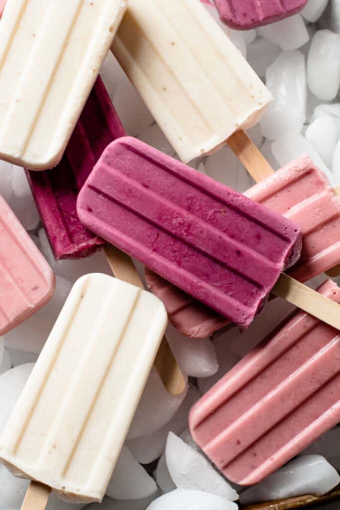 Greek yogurt popsicles