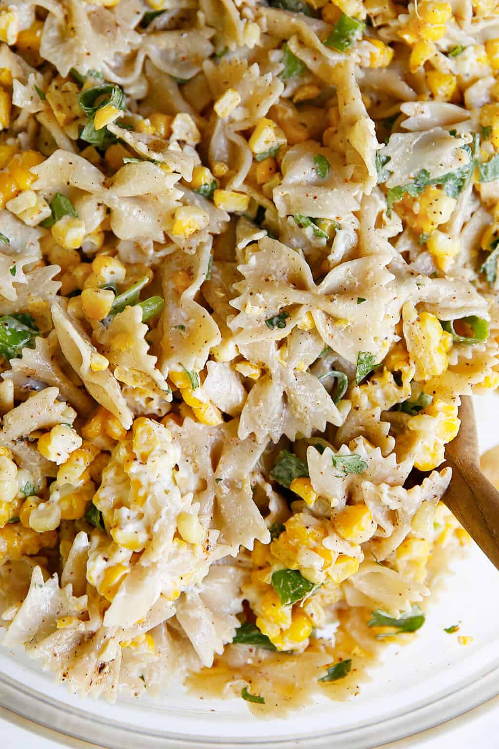 Mexican Street Corn Pasta Salad - Lexi's Clean Kitchen