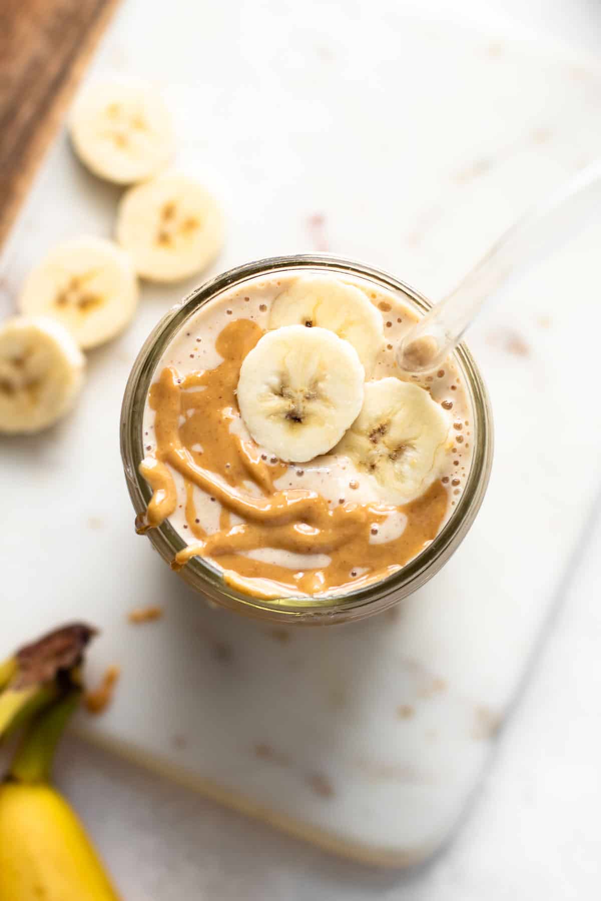 Healthy Peanut Butter Banana Smoothie