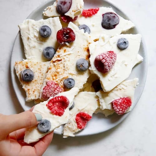 Super Easy Frozen Yogurt Bark - Lexi's Clean Kitchen