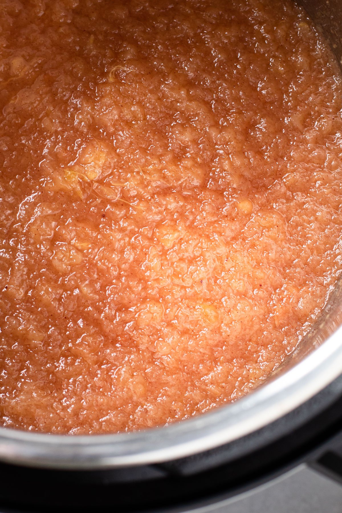Apple sauce made in an instant pot.