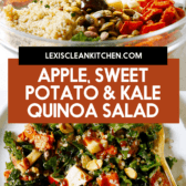 Sweet Potato, Apple, Kale Quinoa Salad