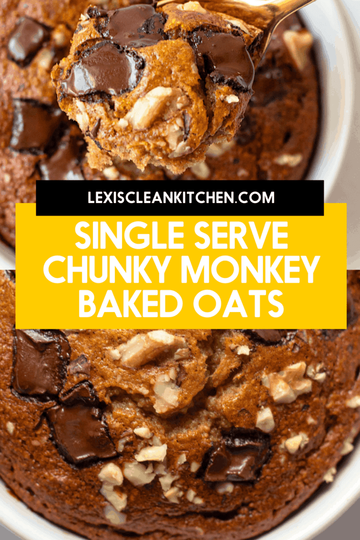 Chunky monkey baked oats.