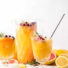 NYE Holiday Champagne Punch