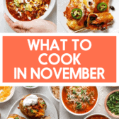 What to Cook in November round up image