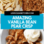 Vanilla Bean Pear Crisp