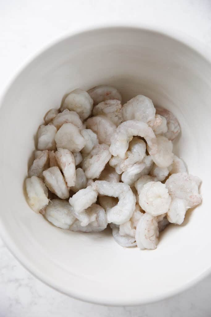 sautéed shrimp recipe thawing
