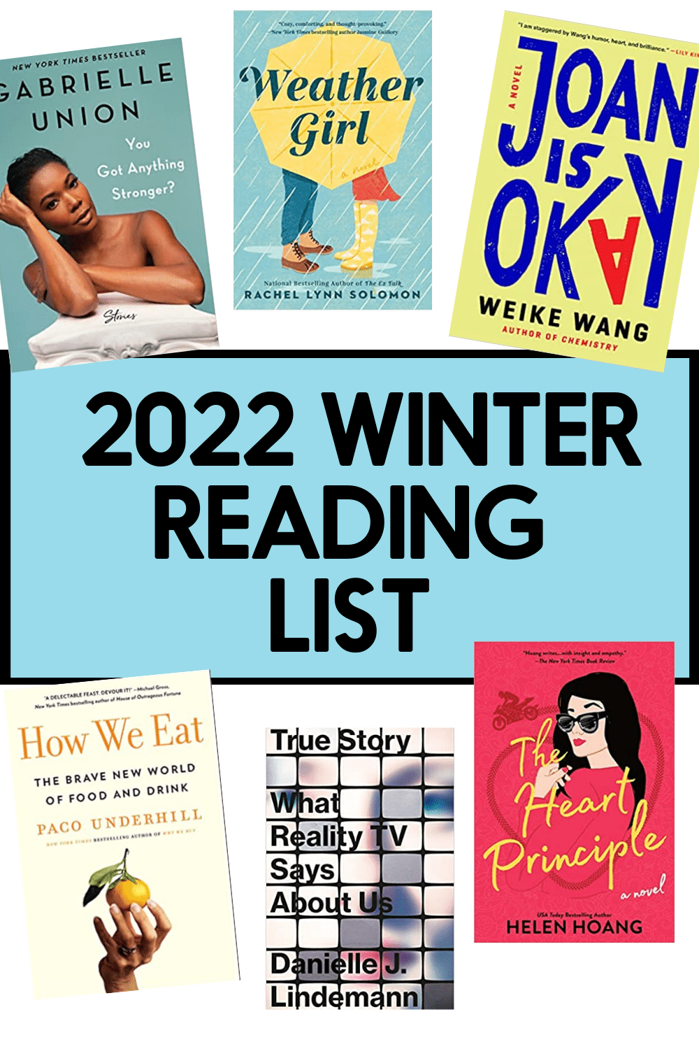 2022 Winter Book Club List