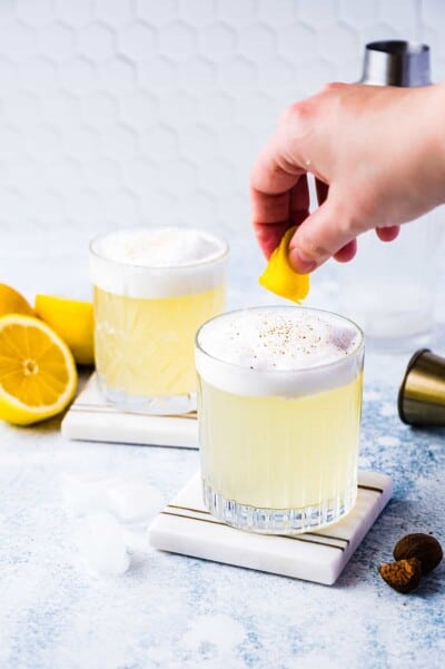 Mike's Gin Fizz Cocktail - Lexi's Clean Kitchen