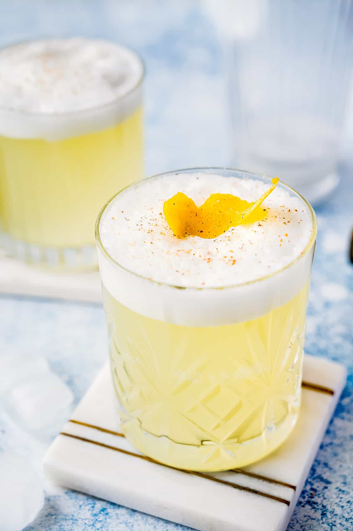 Hot-Frozen Gin Fizz (2011), The duo layered lemony cocktail…