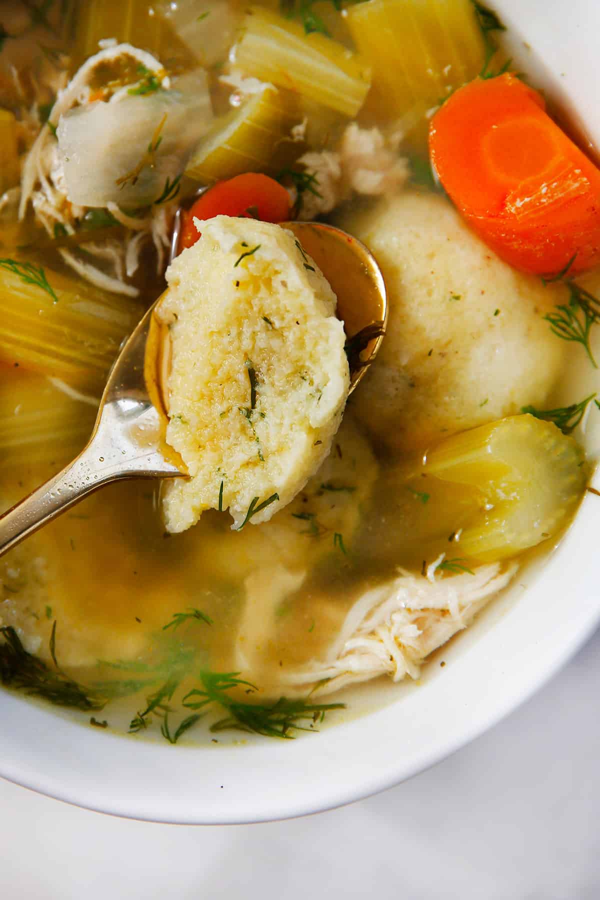 Quick and Easy Gluten Free Matzo Ball Soup - Fearless Dining