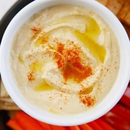 Easy Hummus Recipe Lexi S Clean Kitchen   Easy Hummus10 268x268 