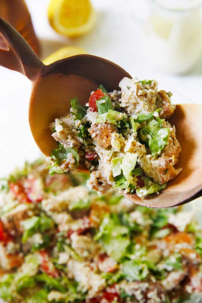 Spoonful of Chicken Caesar Quinoa Salad
