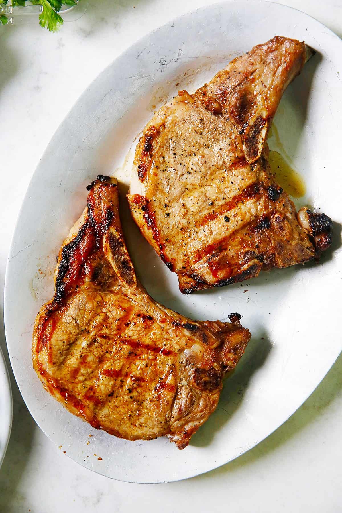 grilled pork chops recipe