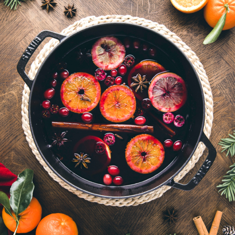 A pot of Mulled Wine