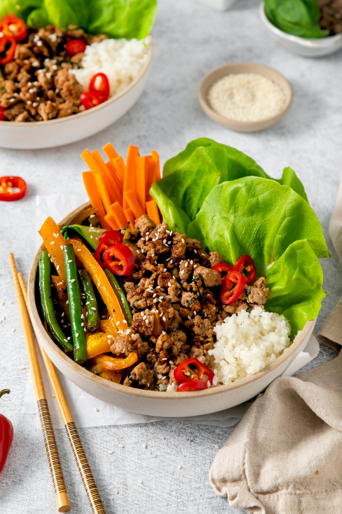 Thai Ground Turkey Bowl Meal Prep