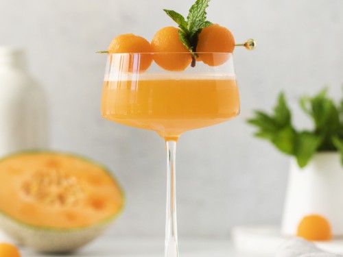 Melon, Cheese & Pepper Cocktail Recipe