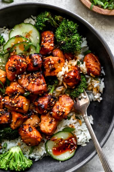 Air Fryer Salmon Bites