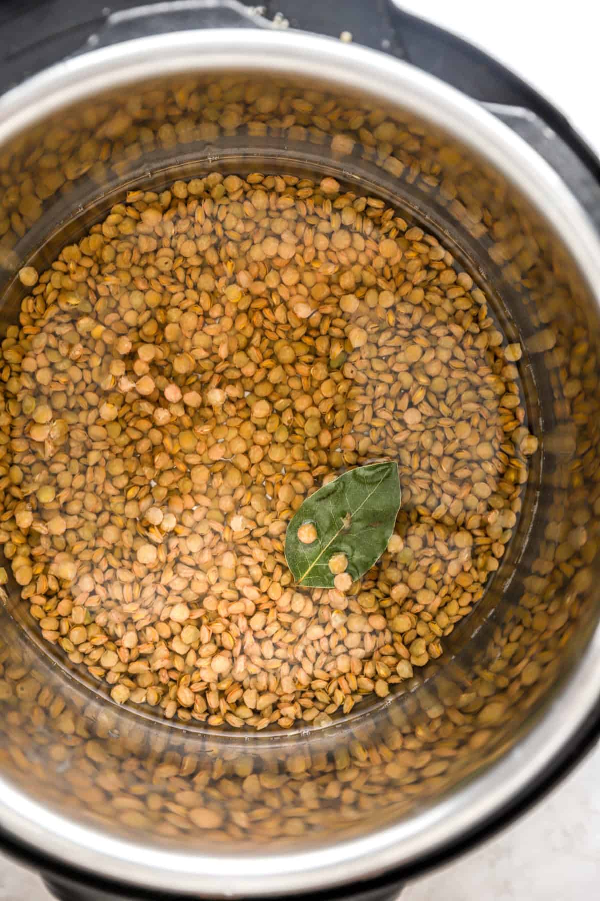 Lentils in an Instant Pot. 