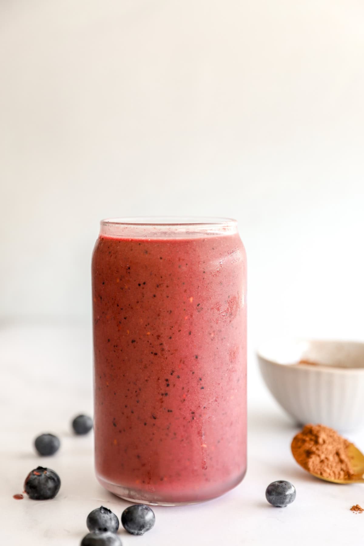 A very berry smoothie. 